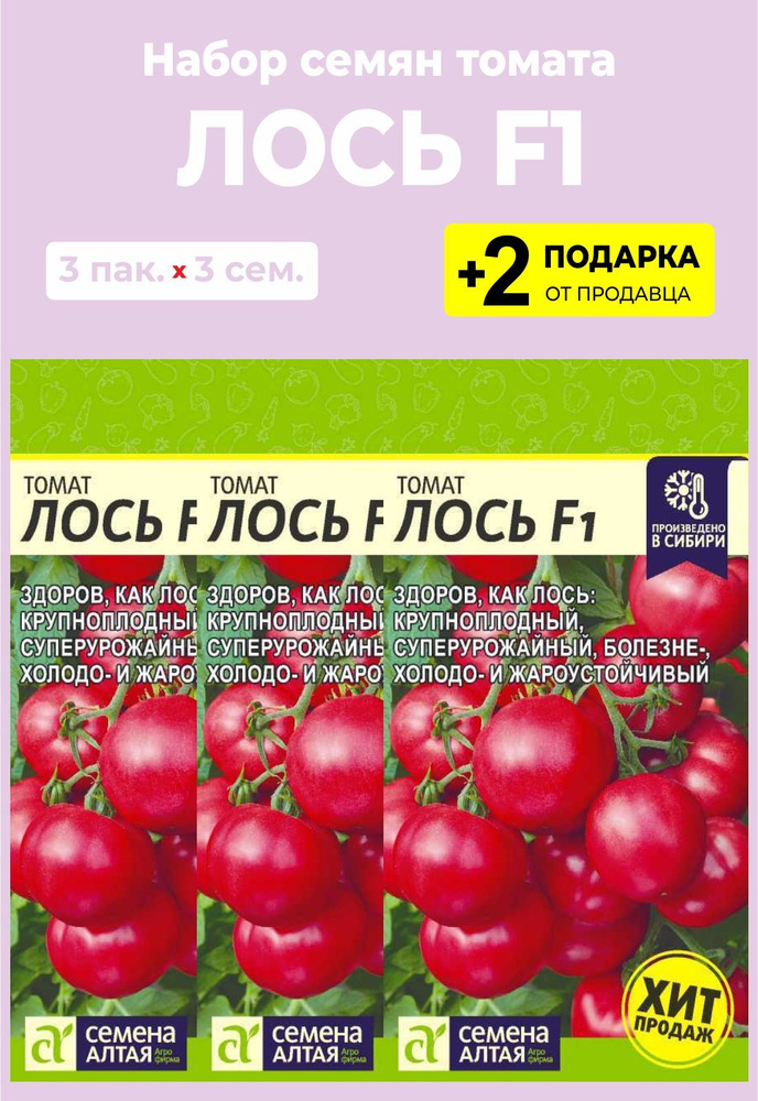 Томаты Проверенные семена томат Лось F1 - купить по выгодным ценам в  интернет-магазине OZON (1150306469)
