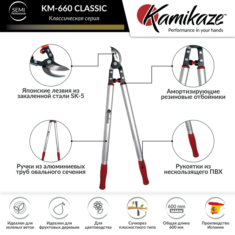Сучкорез KAMIKAZE KM-660 - купить по выгодным ценам в интернет-магазине ...