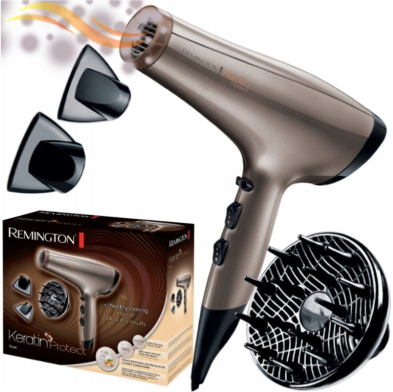 Фен для волос Remington Keratin Protect AC8002, мощность 2200 Вт., 2 скорости, 3 температурных режима, #1