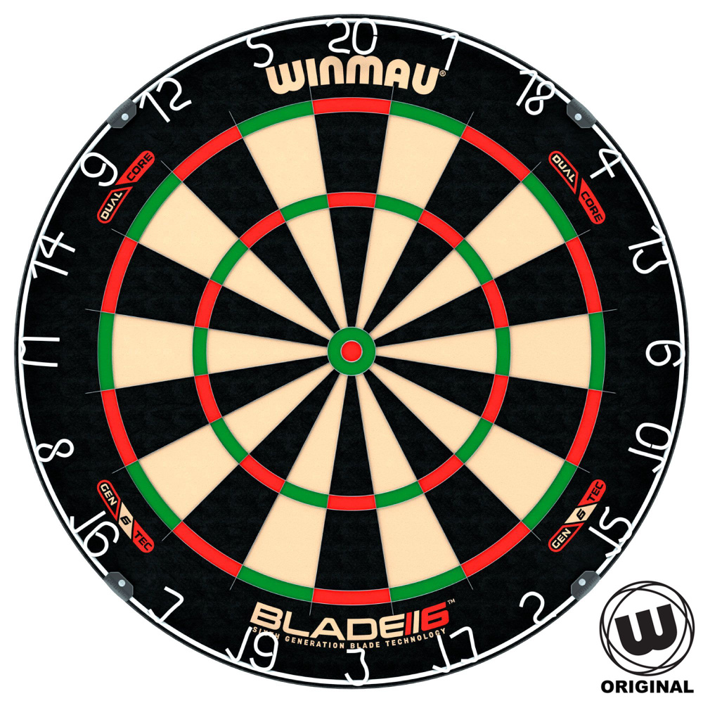 Мишень WINMAU BLADE 6 DUAL CORE для игры в Дартс (Профессиональный уровень)  Двухслойная. - купить с доставкой по выгодным ценам в интернет-магазине  OZON (819216519)