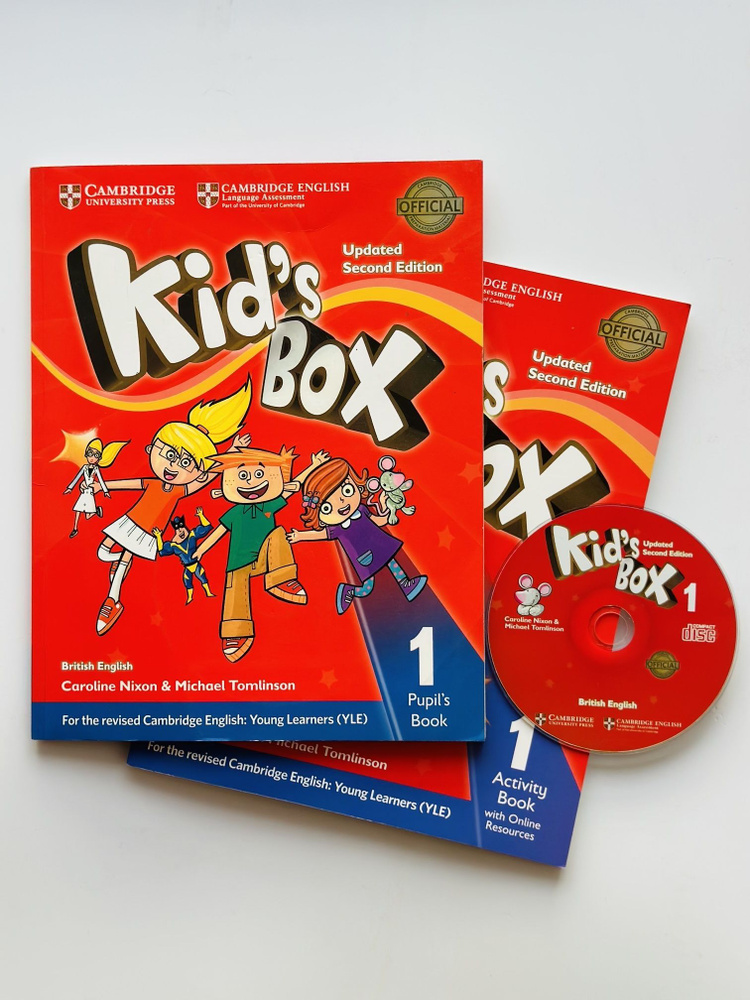 Kid's Box 1, Updated Second Edition, Pupil's book + Activity book + CD диск | Nixon Caroline #1