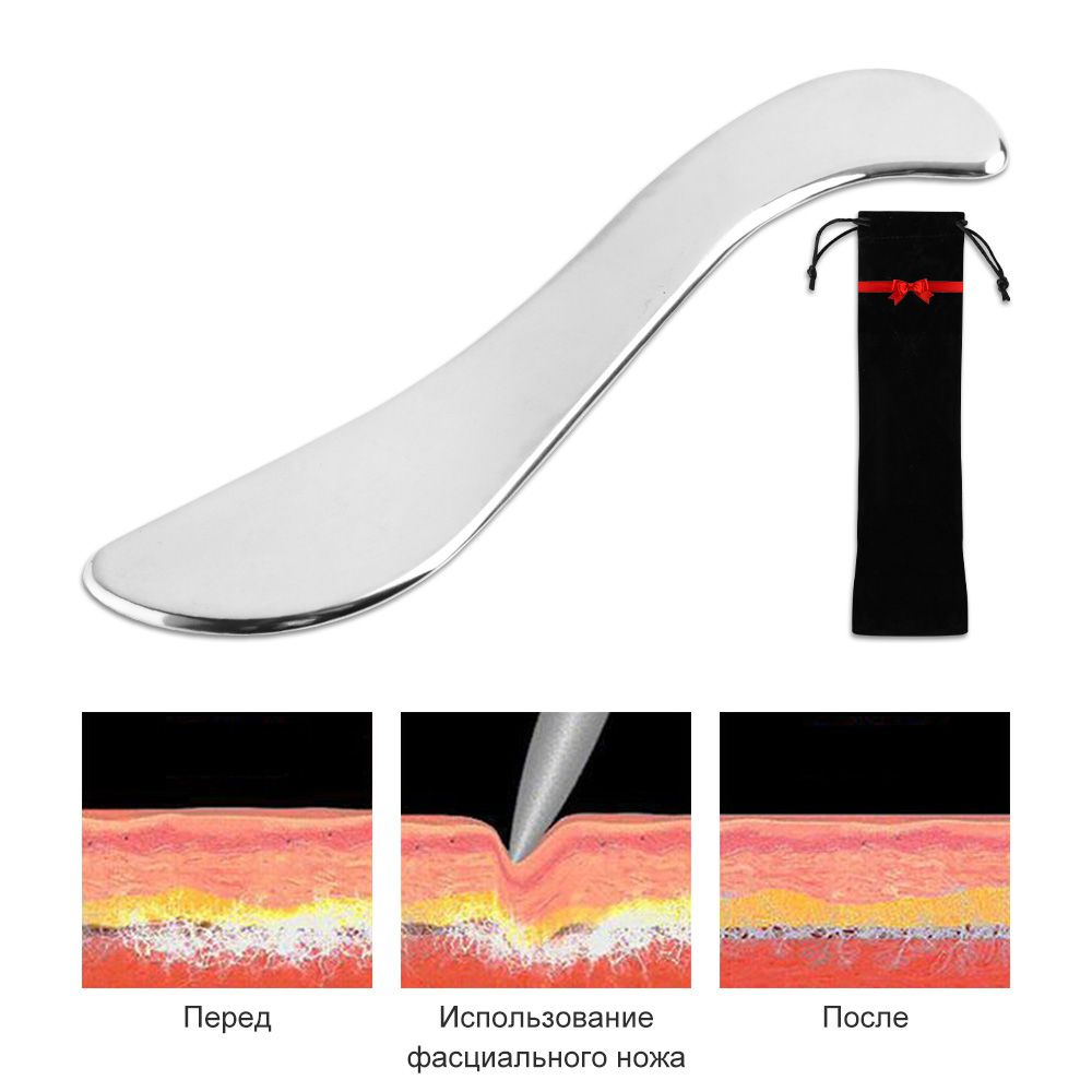 Массажер для Гуаша, Ручная скребковая доска из нержавеющей стали для инструментов для снятия боли, инструментов #1