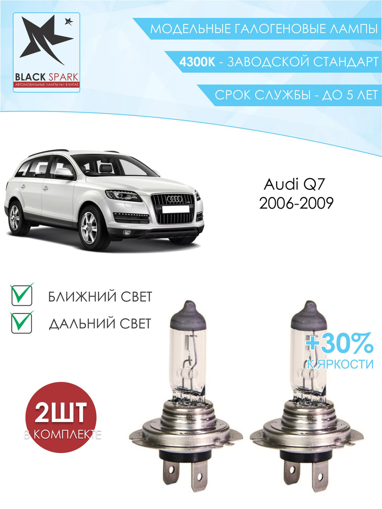 Светодиодные лампы для Audi Q7 (4L) 2006-2015