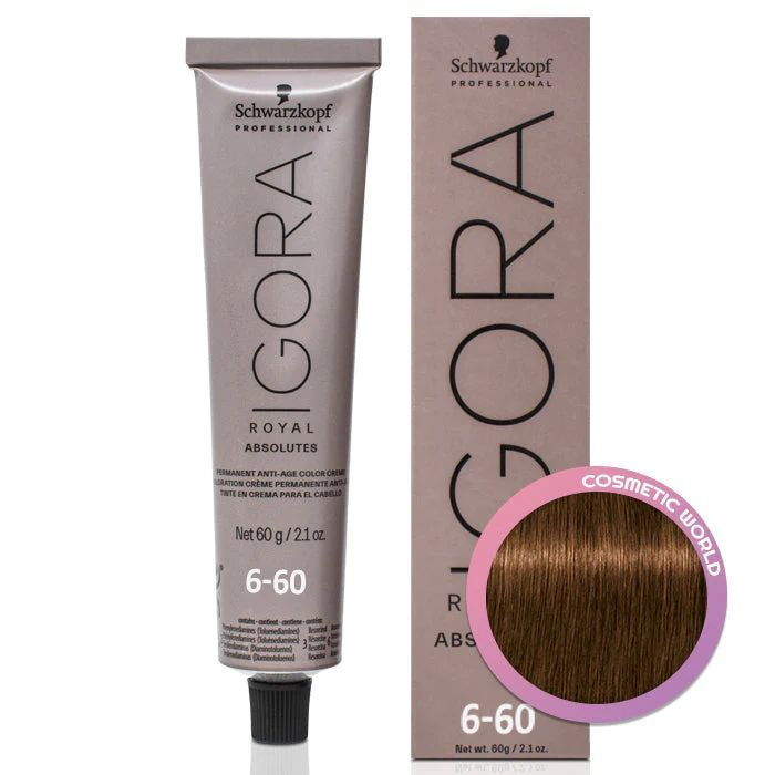 Краска Igora Royal Absolutes 6/60 60мл - купить с доставкой по выгодным ...