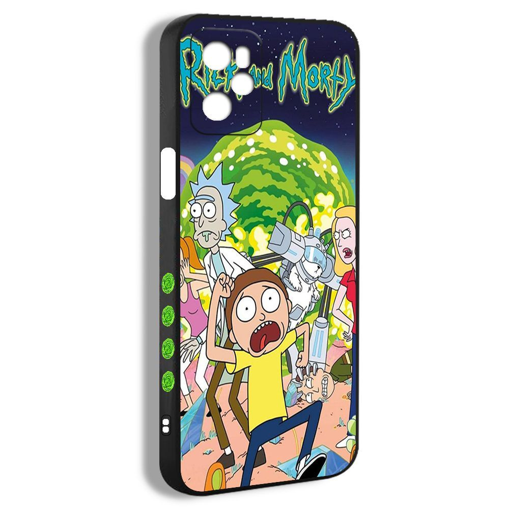 Чехол на OPPO A96 4G Рик и Морти аниме rick and morty DYM07 - купить с  доставкой по выгодным ценам в интернет-магазине OZON (1232900088)