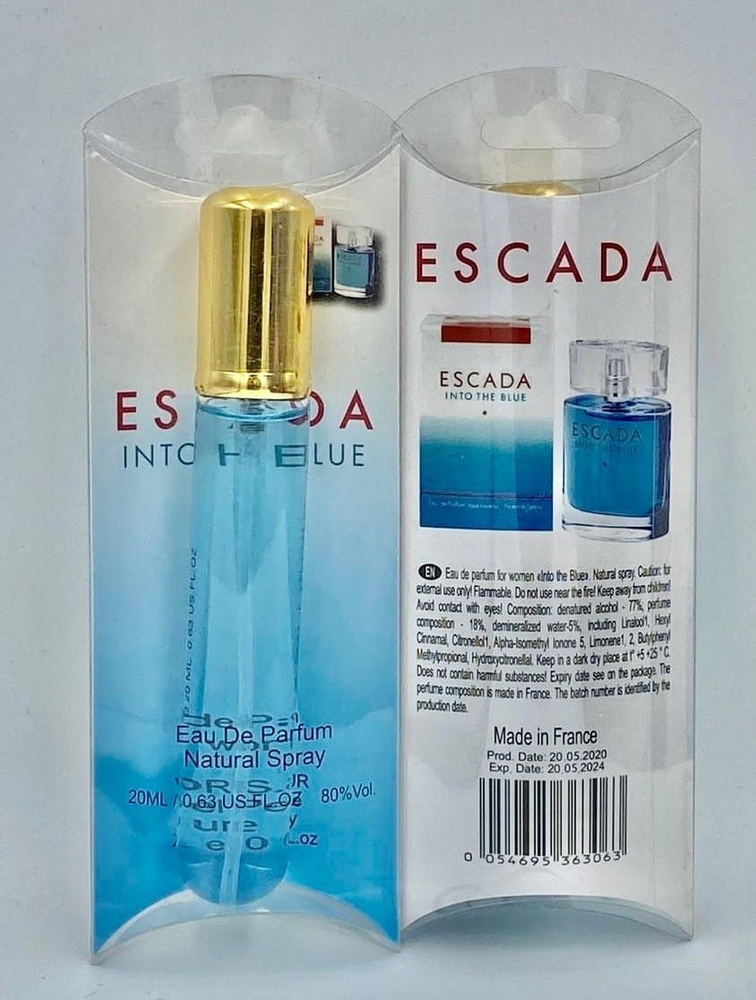 Escada Into The Blue Туалетная вода женская 20 мл купить на