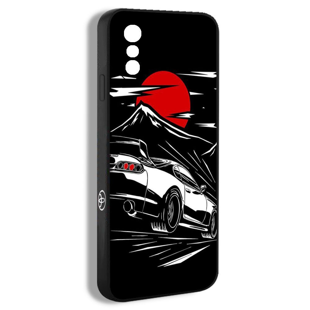 чехол для смартфона Подходит для iPhone X JDM аниме гоночный автомобиль  Япония Фудзи рисование JBA29 - купить с доставкой по выгодным ценам в  интернет-магазине OZON (1235985036)