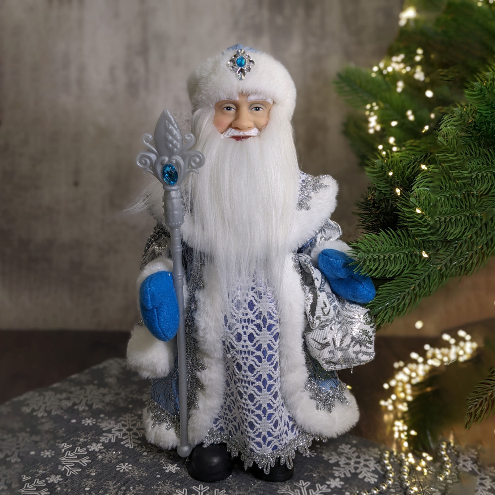 Украшение на праздник новогоднее Kaemingk голубой,серебристый,белый купить  по выгодной цене в интернет-магазине OZON (802877580)