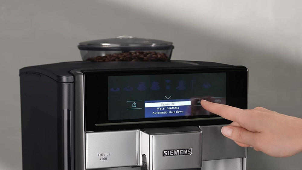 Автоматическая кофемашина Siemens TE655203RW EQ6 plus s500, серебристый ...