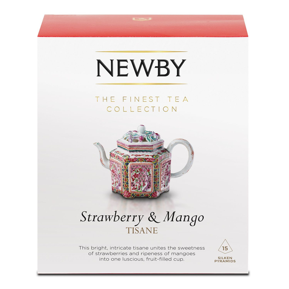 Newby Клубника и манго фруктовый чай в шелковых пирамидках, 15 шт  #1