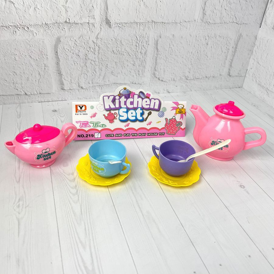 Детский кухонный набор Kitchen Set: Чаепитие (8 предметов) - купить с  доставкой по выгодным ценам в интернет-магазине OZON (1307825911)