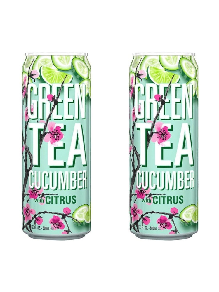 Напиток AriZona Green Tea & Cucumber Огурец 680мл х 2шт #1