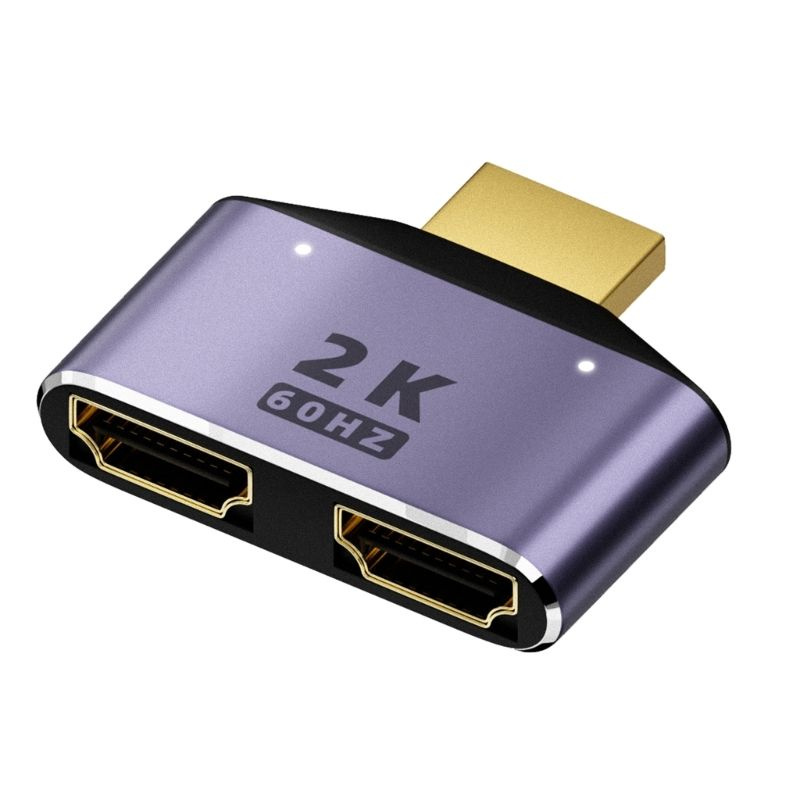 HDMI-совместимый разветвитель 1 на 2, выход 2K для FullHD при 60 Гц ...