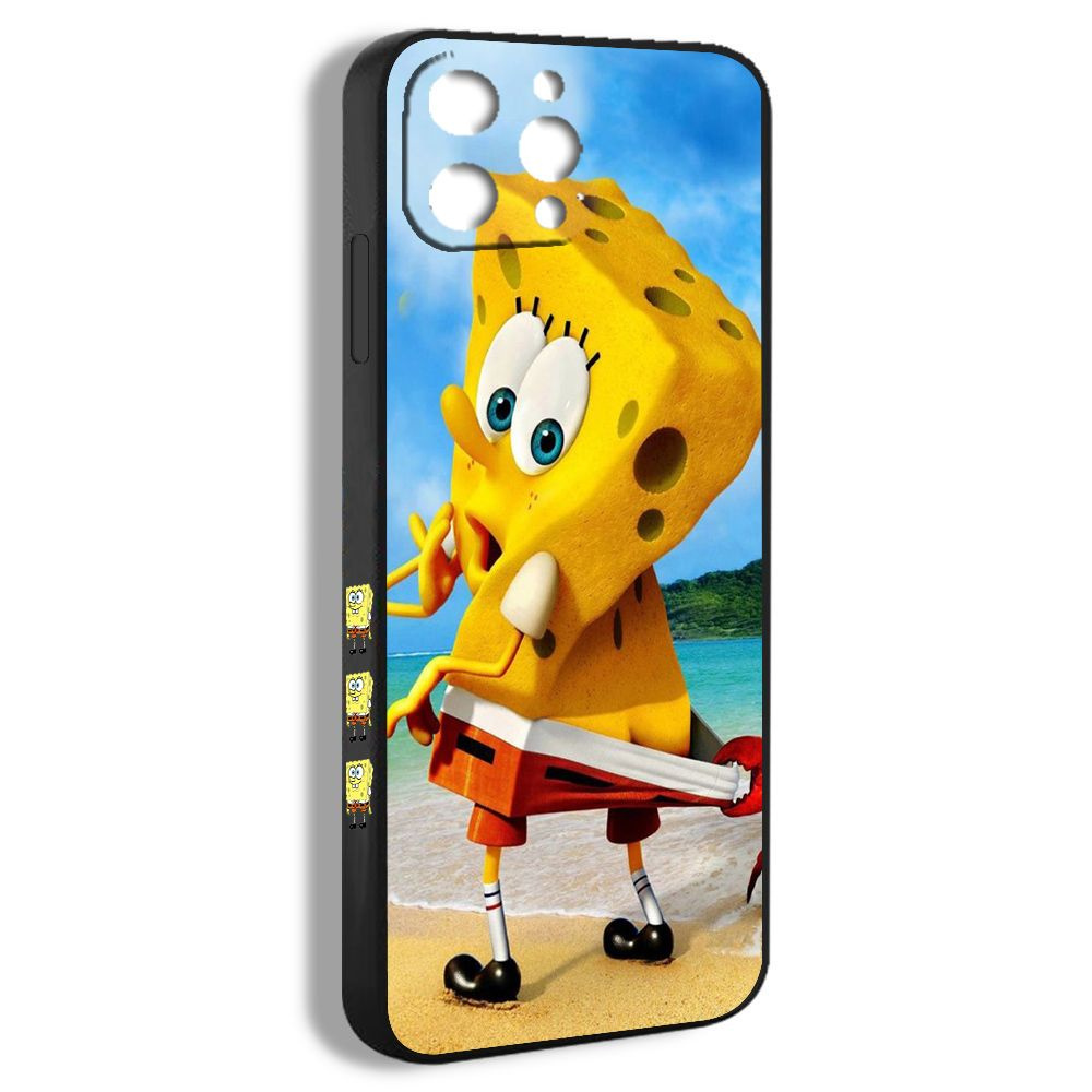 чехол для смартфона Подходит для iPhone 13 Pro Max Мистер Крабс Патрик и  Спанч Боб SpongeBob IWI09 - купить с доставкой по выгодным ценам в  интернет-магазине OZON (1262444263)