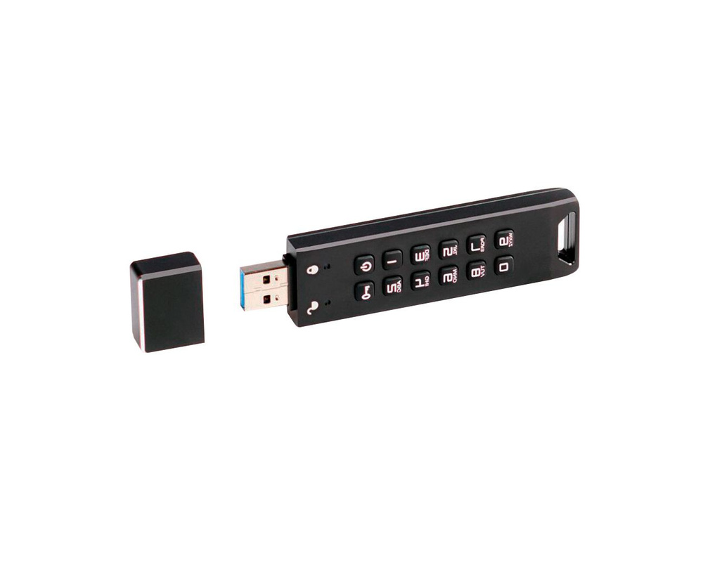 Флешка с кодовым замком DATA LOCK PRO 32 Гб (Z70132LF) USB - защищенные usb  флешки. Встроенная кнопочная панель для ввода пароля.