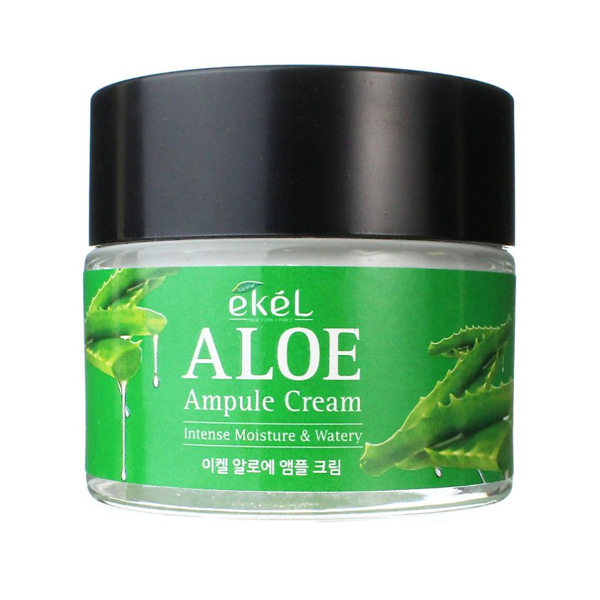 EKEL Крем для лица с Алоэ Ампульный Увлажняющий Ampule Cream Aloe 70 мл  #1