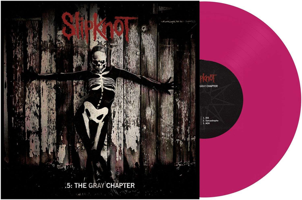 Виниловая пластинка Slipknot - .5: The Gray Chapter (Limited Edition) (Pink Vinyl) (2 LP)  #1