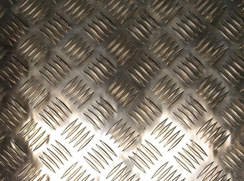Лист алюминиевый рифлёный 600x1200x1.5 мм Квинтет #1