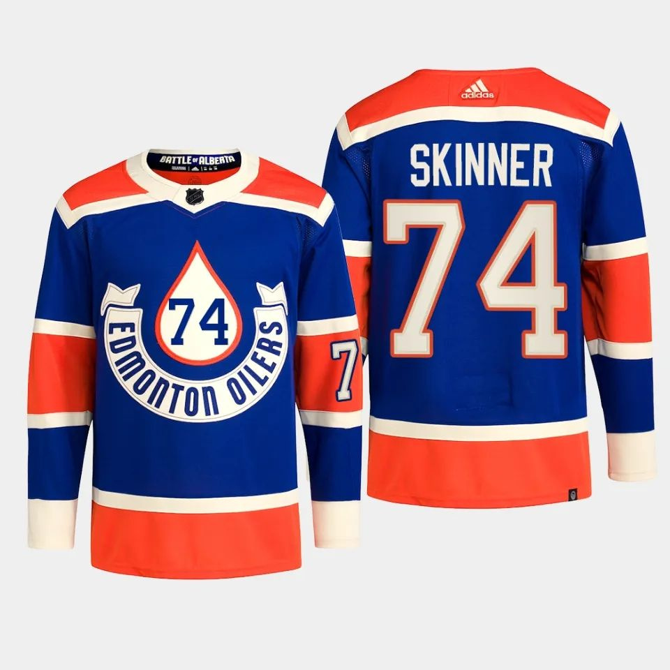 NHL джерси хоккейная Эдмонтон Ойлерз Edmonton Oilers Jersey 74
