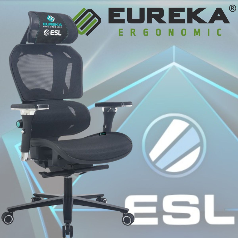 Игровое компьютерное кресло Eureka TYPHON ESL - купить по выгодным ценам в  интернет-магазине OZON (1273367762)