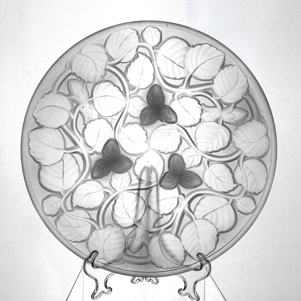 Тарелка Arrers. Франция, стекло, 1930 гг. #1