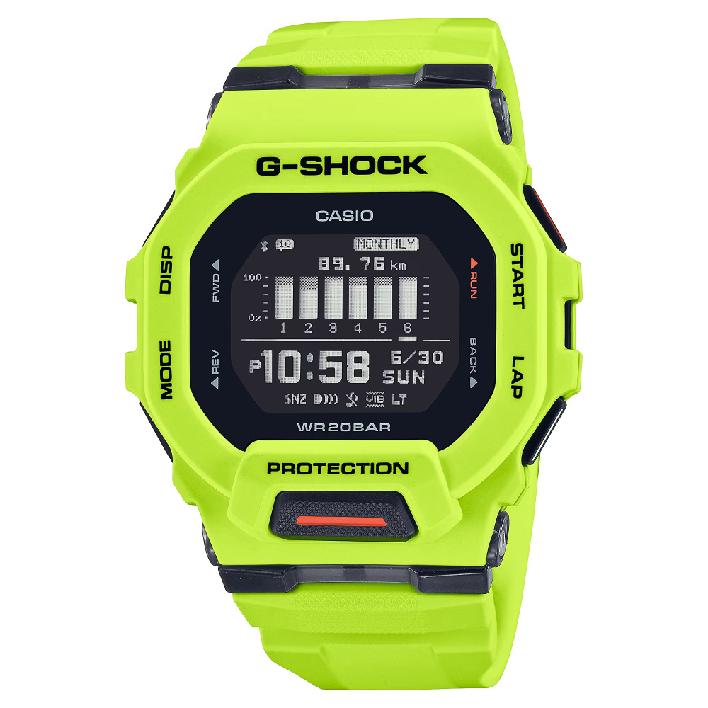 CASIO G-SHOCK GBD-200-9 часы наручные спортивные с шагомером, акселерометром, Bluetooth и планировщиком #1