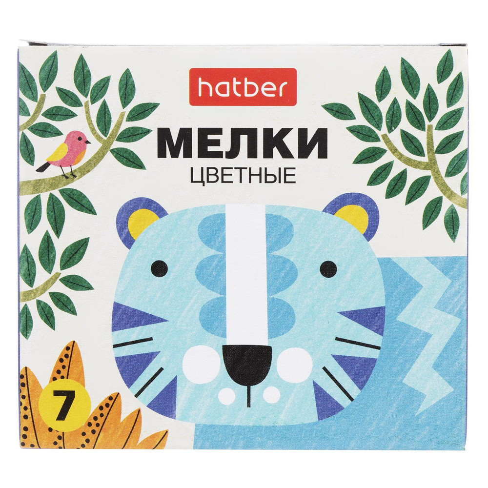 Мелки Hatber Нарисуй-ка! 7 цветов в картонной коробке - купить с ...