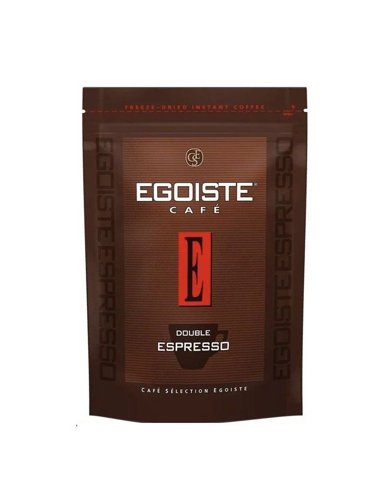 Кофе растворимый Egoiste Double Espresso Эгоист Эспрессо, 70 г м/у #1