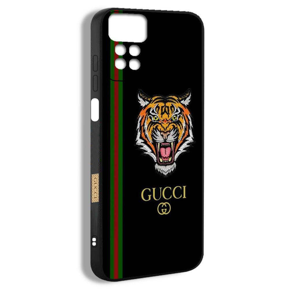 чехол для смартфона Подходит для Xiaomi Redmi Note 12 Pro 4G Гуччи и тигр  черный Gucci Эстетика MSA16 - купить с доставкой по выгодным ценам в  интернет-магазине OZON (1289561839)