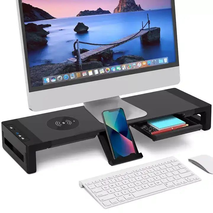 Настольная подставка для монитора ноутбука с портом передачи данных USB ...