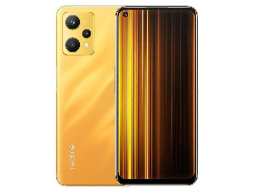 realme Смартфон Настоящий Q5. 12/256 ГБ, желтый #1