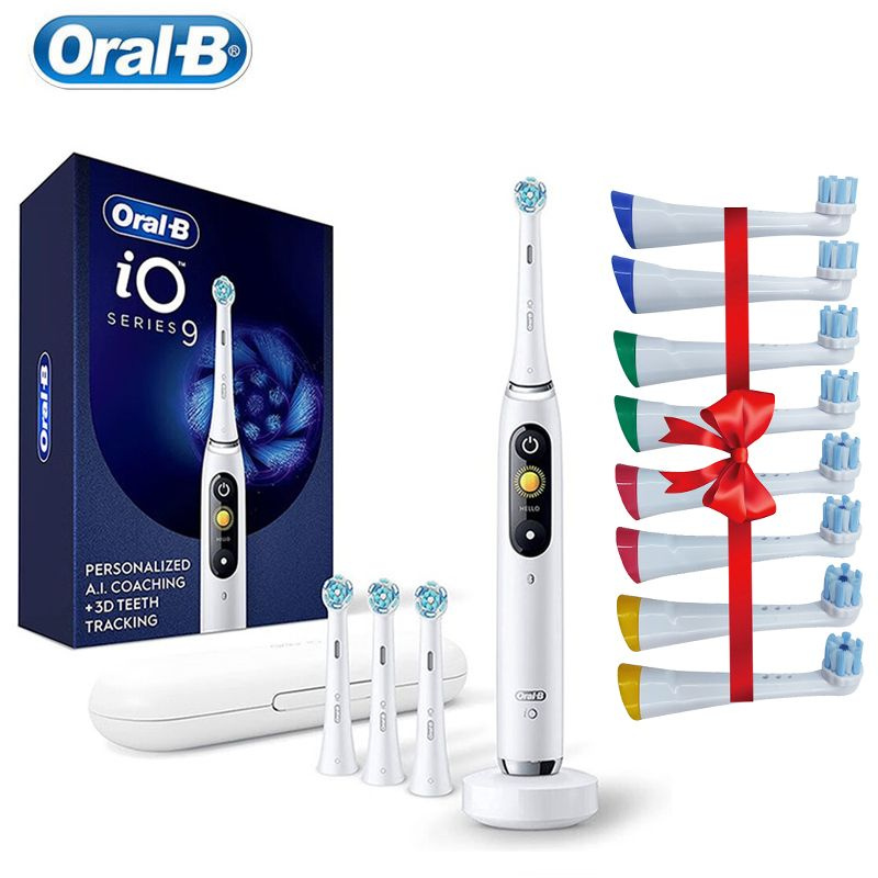 Oral-B Электрическая зубная щетка ORiO-9Plus, бирюзовый #1