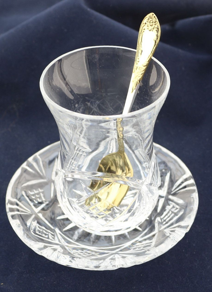 Стакан для чая/кофе Бахметевский хрустальный завод, 125 мл купить по ...