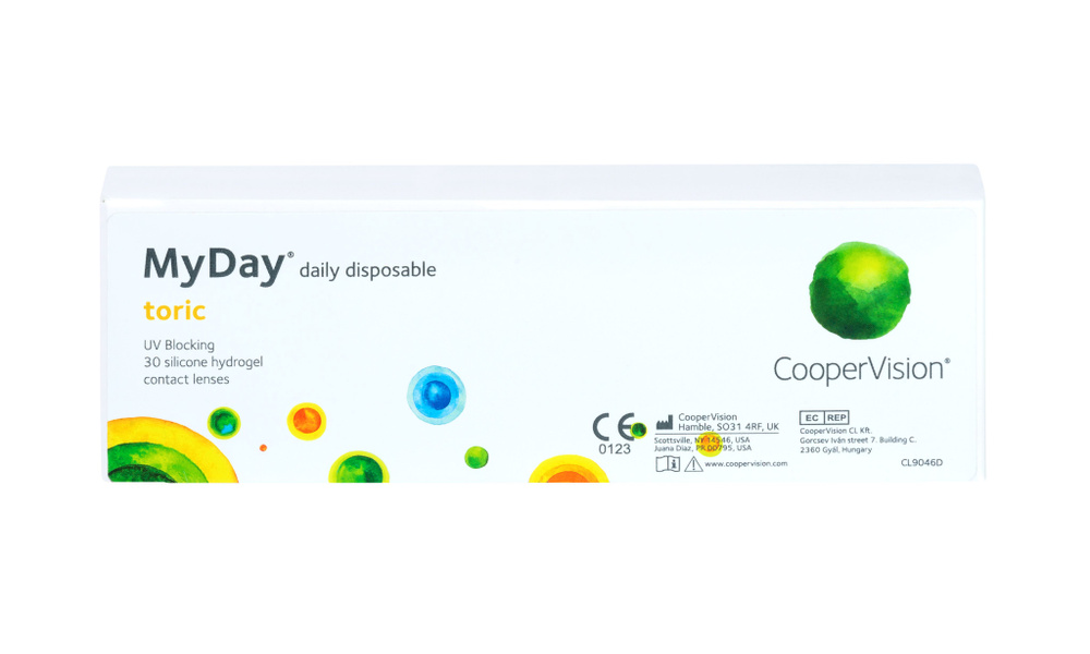 CooperVision Астигматические линзы, 30 шт. , -4.00, 8.6, -0.75, 20, 1 ...