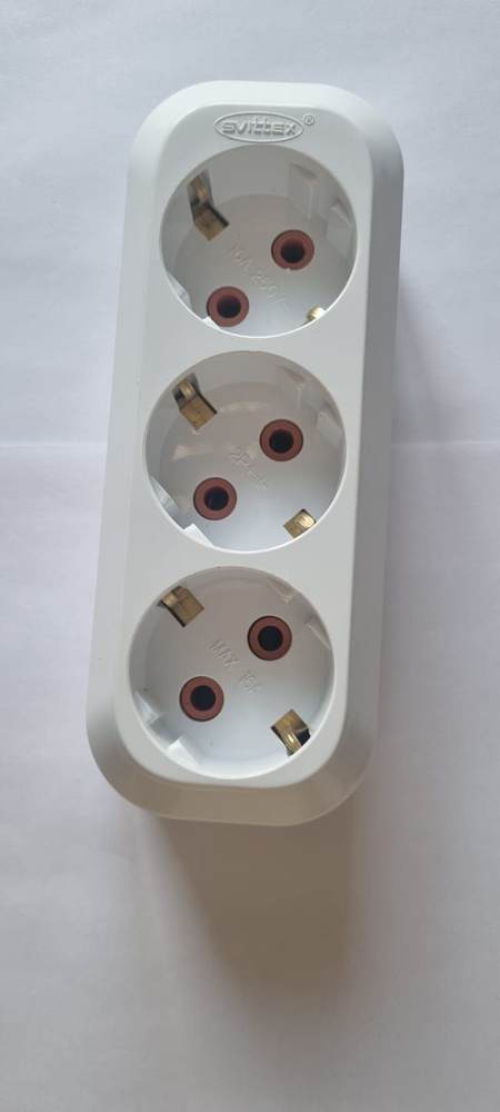 Колодка электрическая Svittex Электрическая колодка для удлинителя, 3 ...
