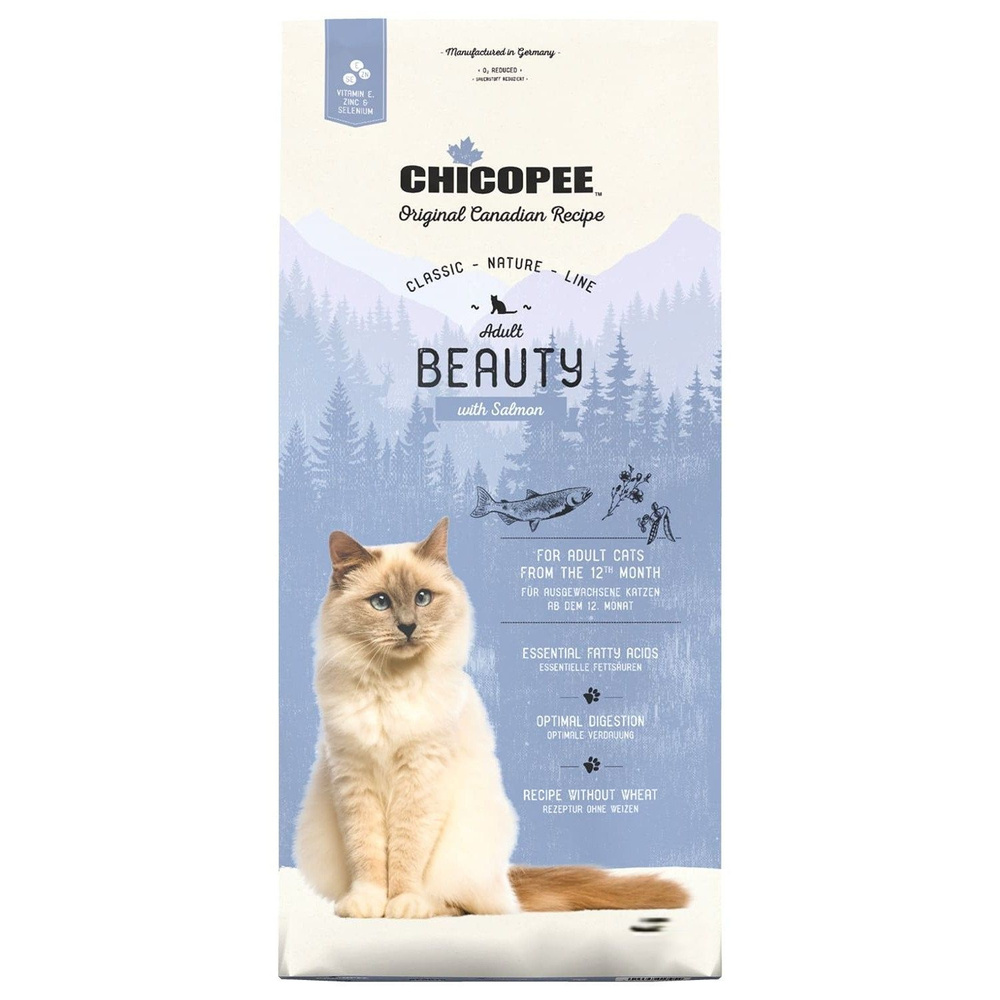 Chicopee Cat CNL Adult Beauty Salmon Сухой корм для взрослых кошек с лососем  #1