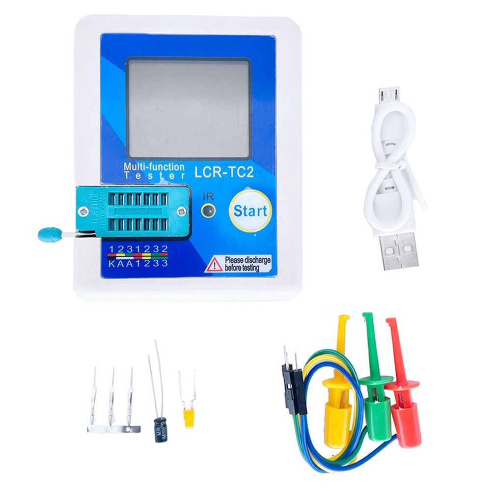 LCR-TC2 Тестер транзисторов Измеритель емкости диодов и триодов V2 ...