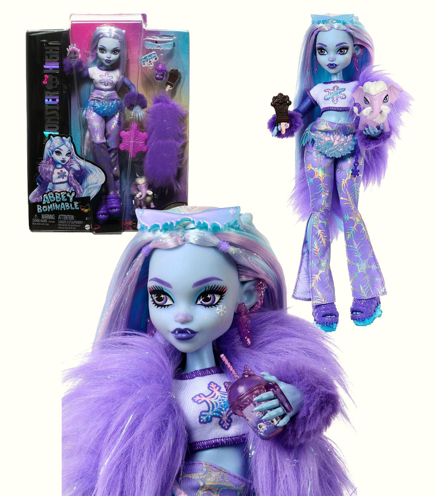 Кукла Abbey Bominable Generation 3 Монстер Хай Monster High Эбби Боминабл