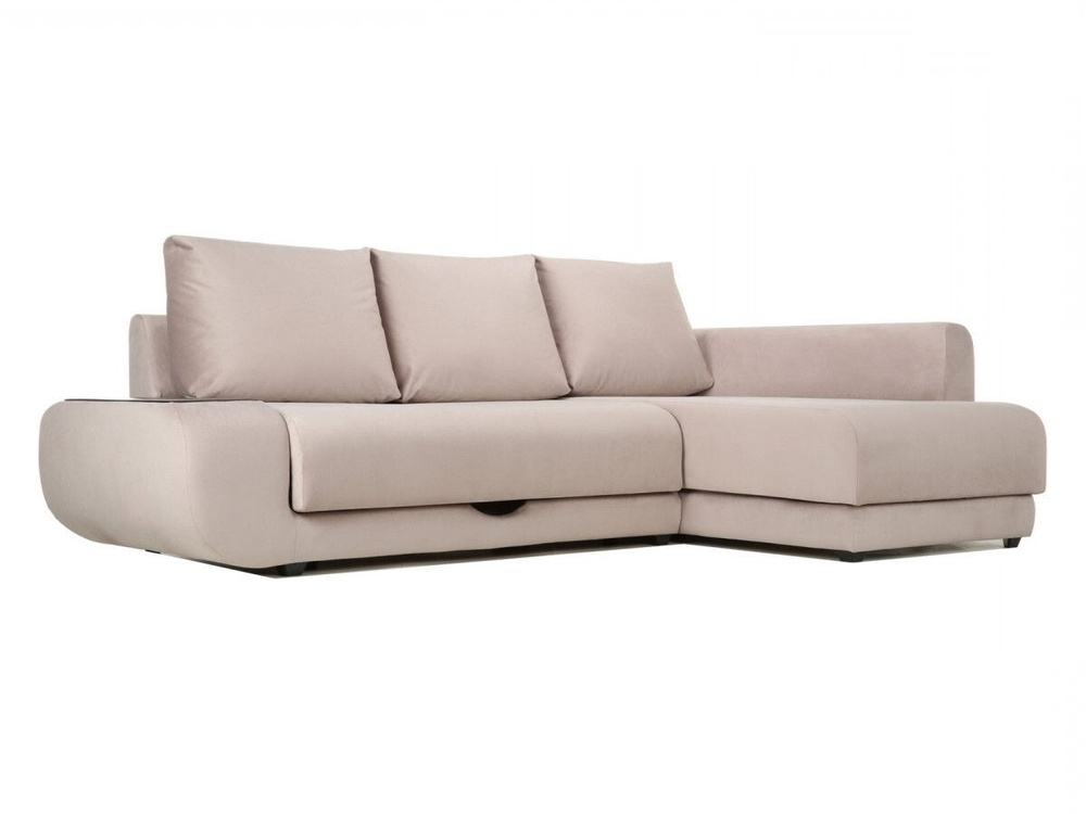 Угловой диван Манхэттен раскладной, с ящиком для белья, спальное место ...