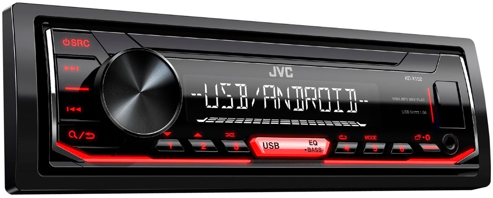 Магнитолы JVC 1 Дин сенсорная