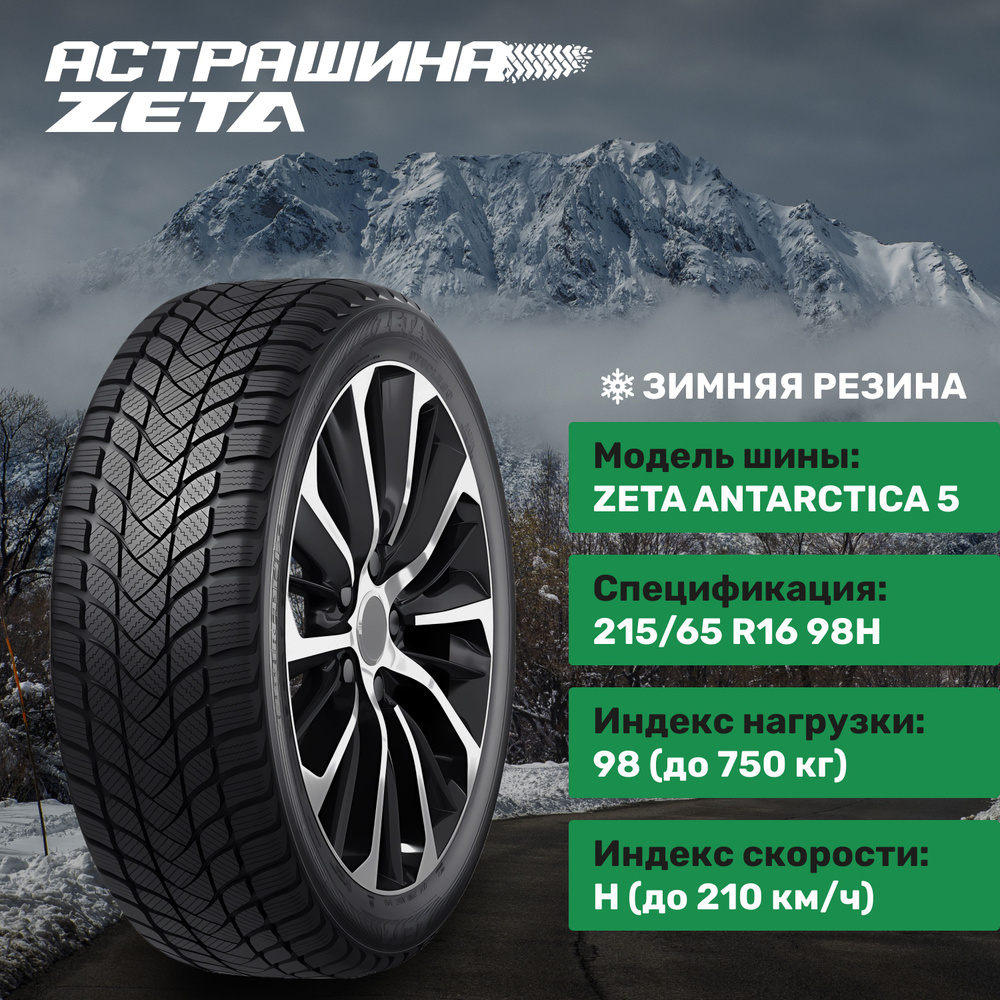 Zeta Antarctica 5 Шины зимние 215/65 R16 98H Нешипованные