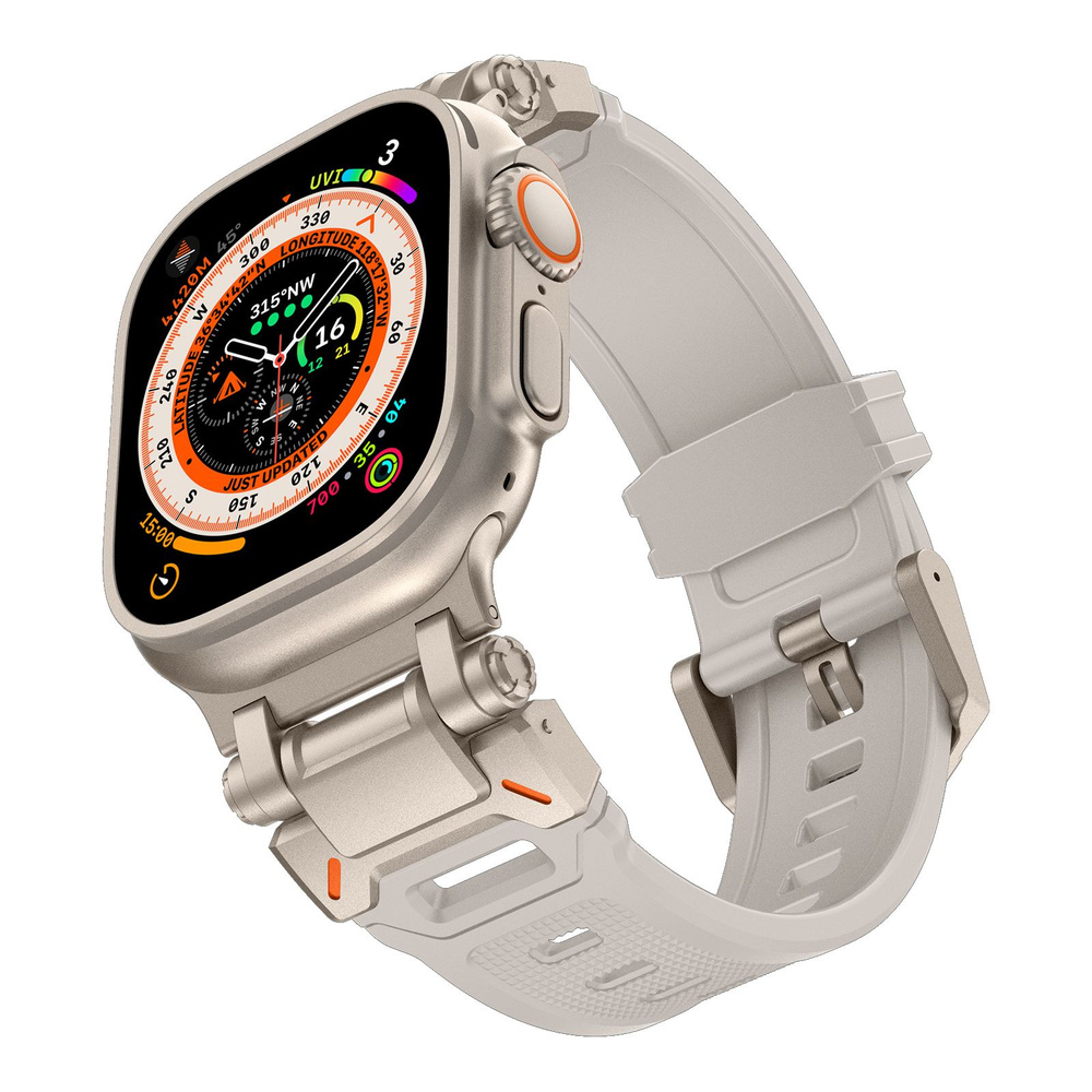 Металл +TPU силиконовый ремешок для Apple watch Ultra 2 1 49MM iwatch ...