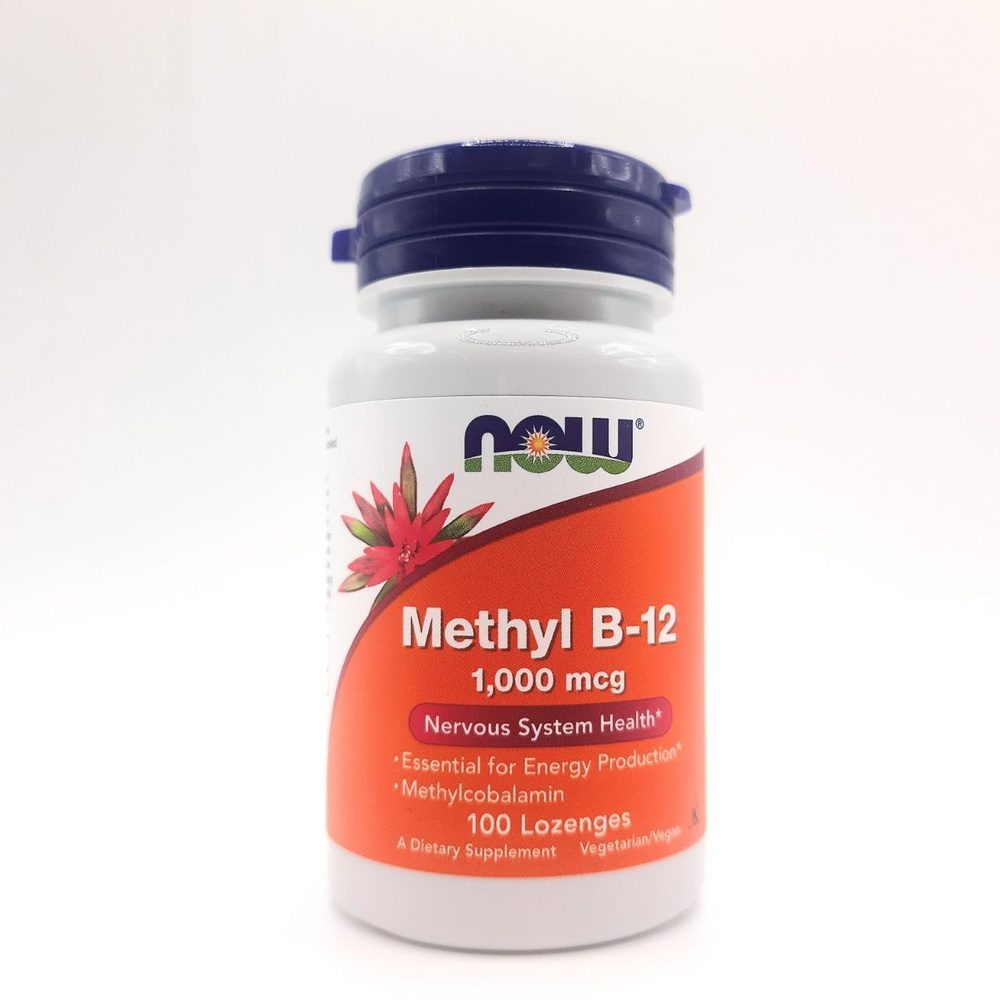 Метилкобаламин витамин В12 Now Foods Methyl B-12, 1000 мкг, 100 ...