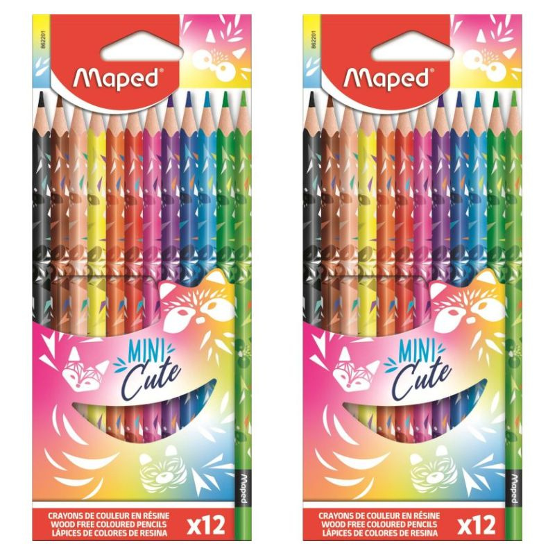Maped Карандаши цветные 12 цветов, 2 шт. - купить с доставкой по ...