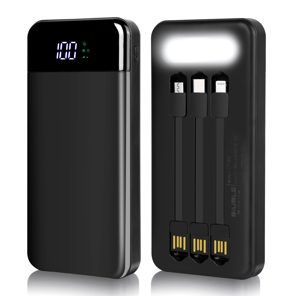 Внешний аккумулятор (Power Bank) BIUBLE O8134 - купить по выгодным ценам в  интернет-магазине OZON (1287747476)