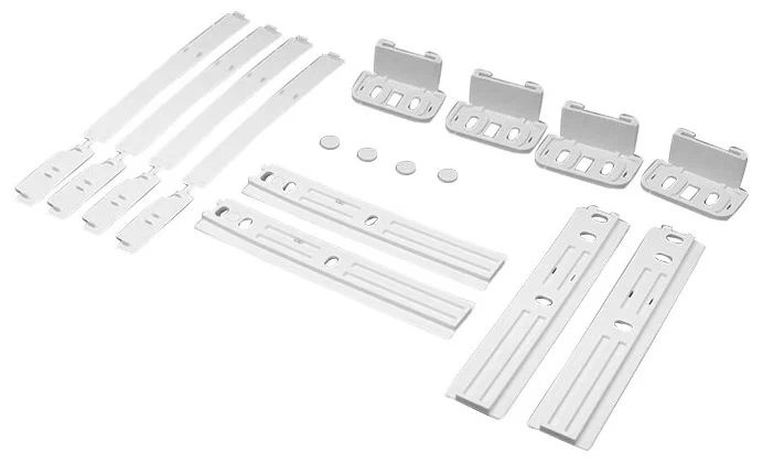 Комплект креплений для фасада встроенного холодильника liebherr. Крепление встроенного холодильника к фасаду. Комплект направляющих (крепеж фасада) для whirlpool. 369542 ручка двери холодильника bosch. Крепеж фасада холодильника.