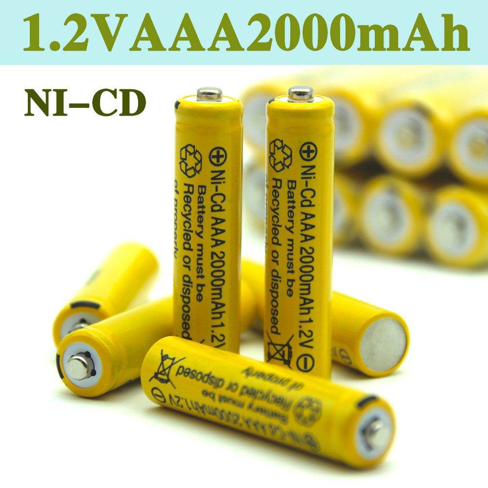 Аккумуляторная батарейка AAA, 2000 мАч, 8 шт - купить с доставкой по ...