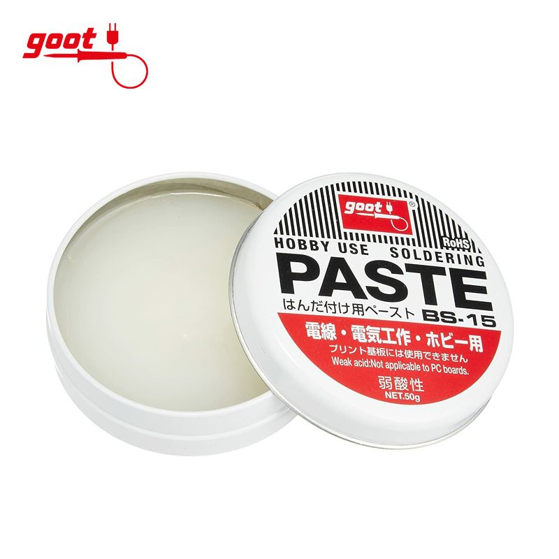 GOOT Паста паяльная активная (жир) 50 г,для пайки черных и цветных ...