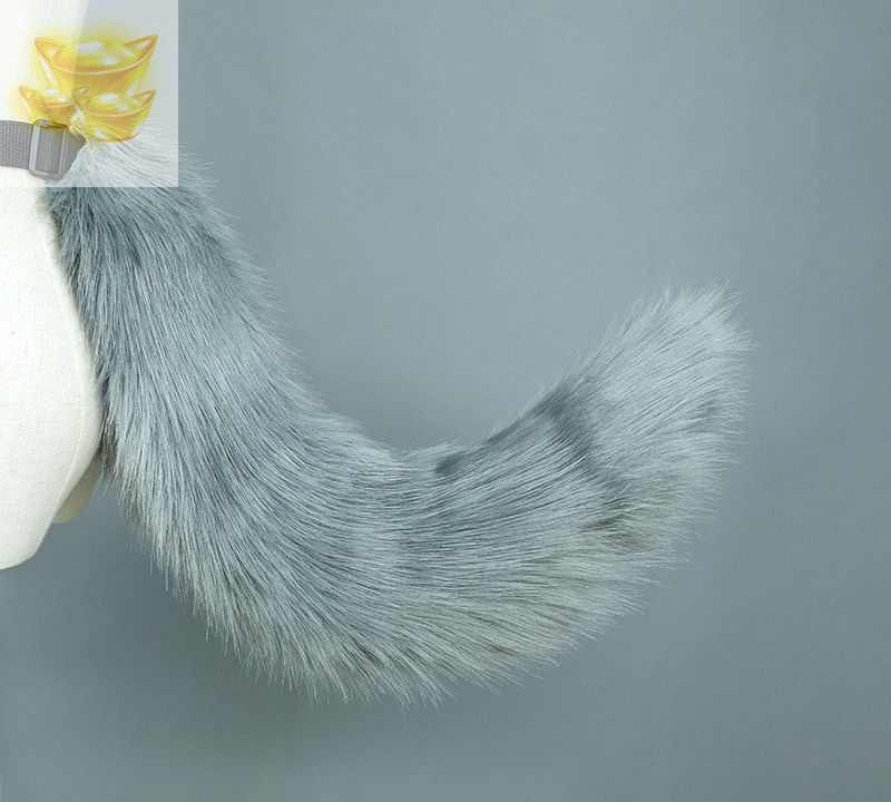 Лисий хвост, Серый, для косплея, вечеринок, карнавалов - купить по ...
