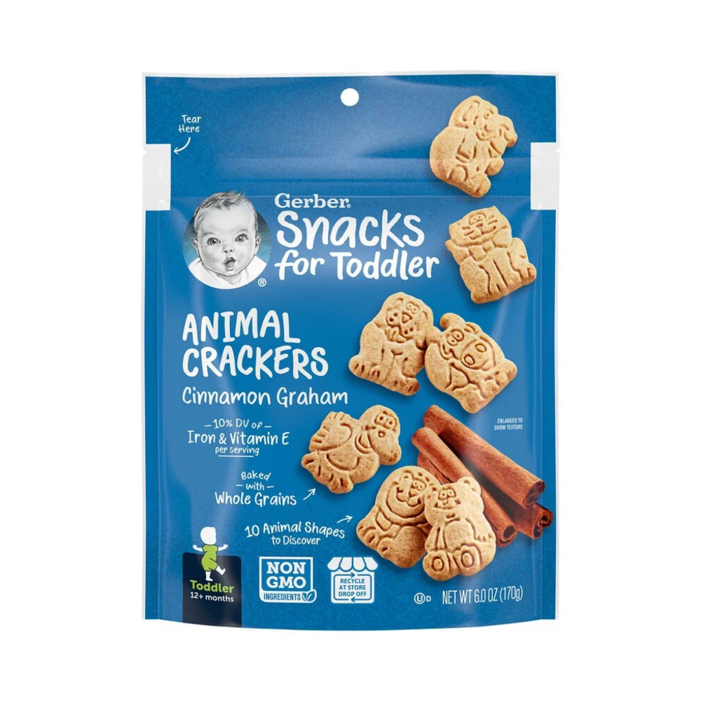 Печенье с корицей в форме животных Animal Cracker от Gerber,170 г #1
